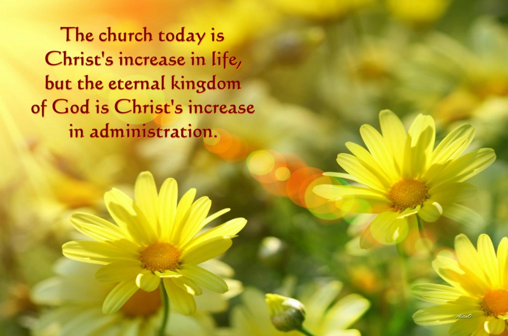 The increase of the kingdom of Christ